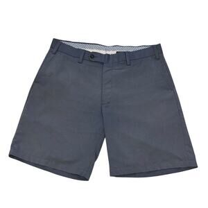 Turtleson Performance Golf Shorts Mens Size 36 Gray Solid Flat Front Lightweight